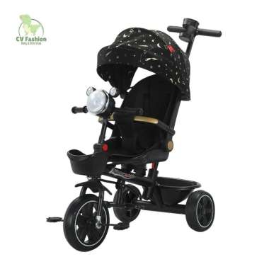 Sepeda Roda Tiga Anak Sepeda Roda 3 Bayi Tricycle Anak Sepeda Anak Mmflight 27 Black