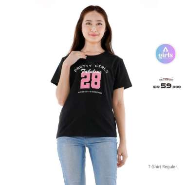 Aerostreet T Shirt Pretty Girls Black Woman Kaos T-shirt 1B000 M