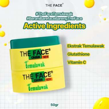 THE FACE Temulawak Original Brightening Kit - Paket Perawatan Wajah TML - Cream