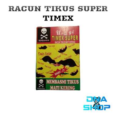 Racun Pembasmi Tikus TIMEX SUPER Ampuh Mati Kering Tidak Bau