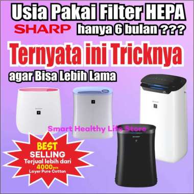 Layer Electrostatic HEPA Pure Cotton Filter Air Purifier SHARP KC-G50Y/KC-D40Y