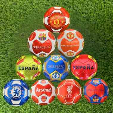 BOLA SEPAK SIZE 5 / BOLA KAKI / BOLA MURAH SEPAK JAHIT FREE PENTIL DAN JARING SEPAK CLUB