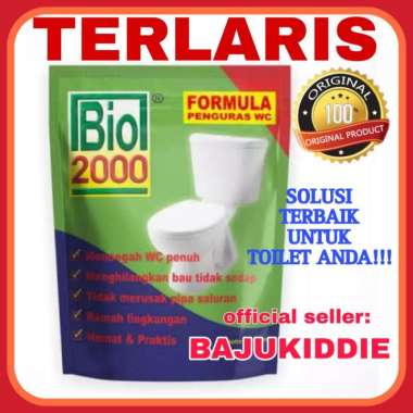 BIO2000 PENGURAS WC 500GR (MJS) BIO 2000 PENCEGAH SEPTIC TANK PENUH 500 GRAM 500gr