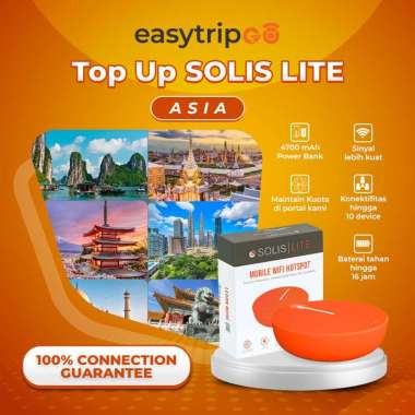 Solis Lite Topup Asia Package 20GB/Month