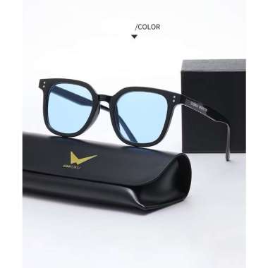 FG Kacamata Hitam Korea Vintage Retro Fashion Import Wanita Pria Optik Sunglass K56 15911 15911 KC B