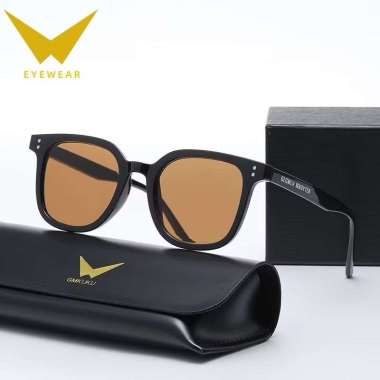 FG Kacamata Hitam Korea Vintage Retro Fashion Import Wanita Pria Optik Sunglass K56 15911 15911 KC B