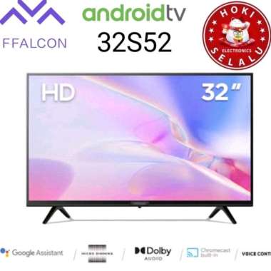 iFFALCON × TCL Smart Android TV 32 Inch 32S52 Digital HDR 10 Dolby Audio Frame Less