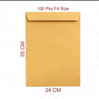 Amplop coklat Folio Fc RR (100 pcs)