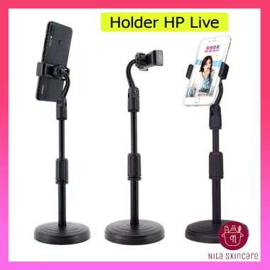 Holder HP Live Adjustable Holder Phone Rotasi 360 Holder Stand Phone Live
