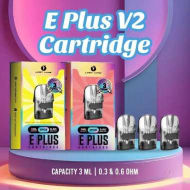 SATUAN Cartridge Eplus V2 0.3 Ohm E Plus Catridge Thelema Elite 40 Lost Vape
