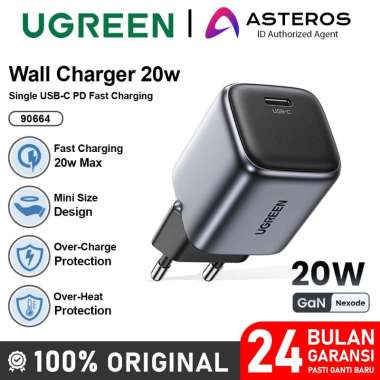 UGREEN Charger iPhone Lightning MFI PD Type C Fast Charging 20w 30w ADP 20W Gan