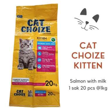 CAT CHOIZE Kitten Salmon 20kg - Makanan Kucing