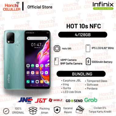 Infinix Hot 10s NFC 4/128GB Garansi Resmi Indonesia Hot 10 Play 3/32GB Full Bundling