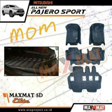 Karpet mobil mangkok 5D daytona diamond black All New Pajero Sport