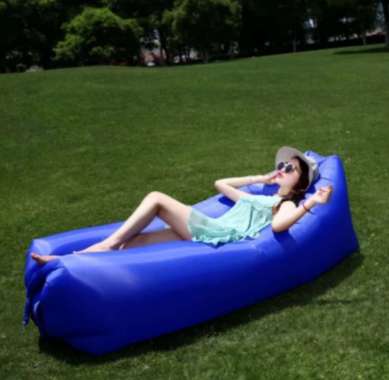 Sofa Angin Kursi Angin Sofa Pantai Sofa Portable Sofa Murah Kasur Angin Kursi Malas Pantai Biru Tua