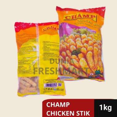 CHAMP NUGGET STICK 250GR/1KG NUGGET STIKIE CHICKEN NUGGET NAGET AYAM 500gr