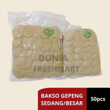 BEST MEAT Halal Bakso Gepeng Sapi Spesial Isi 50 Baso Sapi Gepeng SEDANG ISI 50