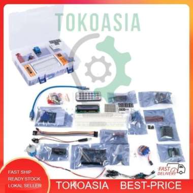 Starter Kit Arduino Uno R3 Atmega328 Lengkap Paket Belajar Arduino