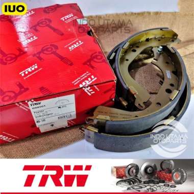 Kampas Rem Belakang Hiace Commuter Brake Shoe TRW GS8501YO