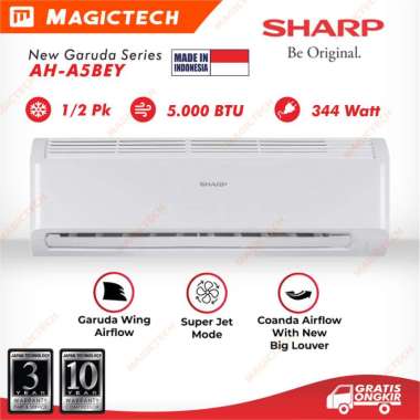 AC SHARP 1/2 PK (0,5 PK) AH-A5BEY / 5BEY AC SPLIT R32 344 WATT