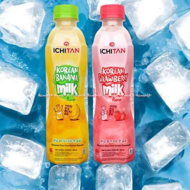 Ichitan 300ml Korean Banana Strawbery Milk Flavour Minuman Rasa Susu Korean Banana Strawberry 1.