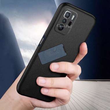 Premium Case Slim Matte Sandstone Case Xiaomi Poco X3 GT Soft Case X3 GT Hitam