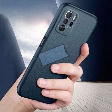 Premium Case Slim Matte Sandstone Case Xiaomi Poco X3 GT Soft Case X3 GT Biru