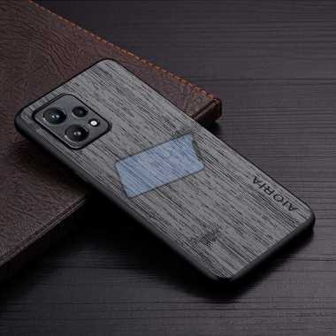 Case Realme 9 4G Case Aioria Bambu Pattern Original Realme9 4G Dark Gray