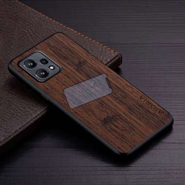 Case Realme 9 4G Case Aioria Bambu Pattern Original Realme9 4G Coffee