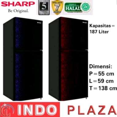 KULKAS SHARP 2 PINTU SJ-236MG SHINE Series