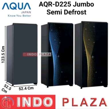 KULLAS AQUA 1 PINTU AQR-D225 MDS / MSB / MSG MSG/MSB=CORAK