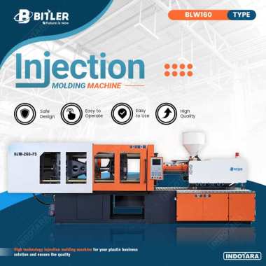 Mesin Cetak Injeksi Plastik / Plastic Injection Molding Machine Bitler BLW160