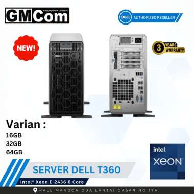 Server Dell T360 Xeon E-2436 6 Core 1.2TB SAS Tower PowerEdge 32GB