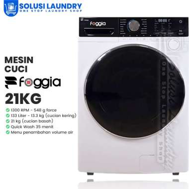 Mesin Cuci Foggia Washer Foggia 12kg 21kg Mesin Laundry 21 kg