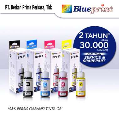 Tinta Epson BLUEPRINT 64XSP Refill For Printer Epson L120 L350 L1300 L1455 70 ML - Varian Warna Hita