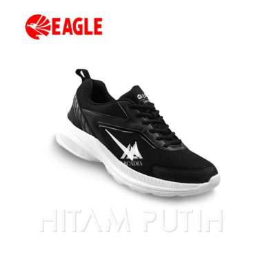 SEPATU EAGLE MARTIN 2 SEPATU CASUAL ORIGINAL 44 HITAM PUTIH