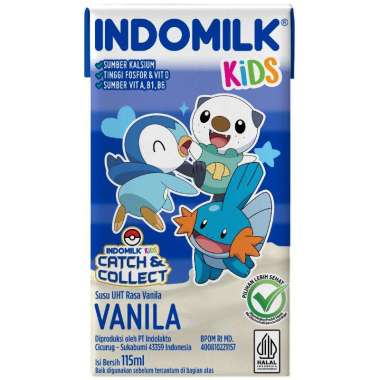 Promo Harga Indomilk Susu UHT Kids Vanila 115 ml - Blibli