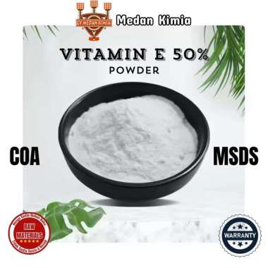 Vitamin E Tocopherol Acetate 50% Powder 10gr / Bubuk Vit E 50% 10gr / Vitamin Kecantikan