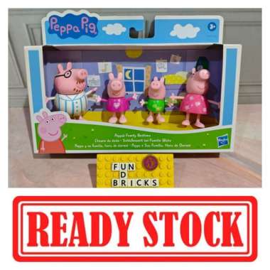 Mainan Peppa Pig Family Bedtime Hasbro Figure Set