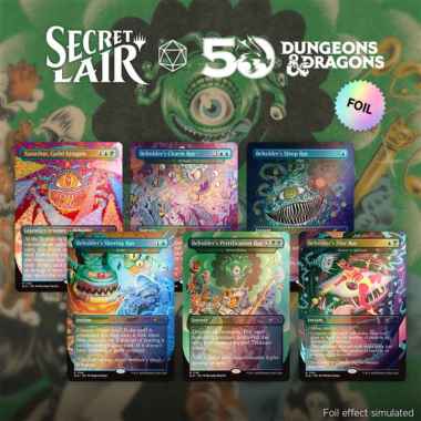 MTG Secret Lair x Dungeons & Dragons Death Is in the Eyes of the Beholder I Foil Edition