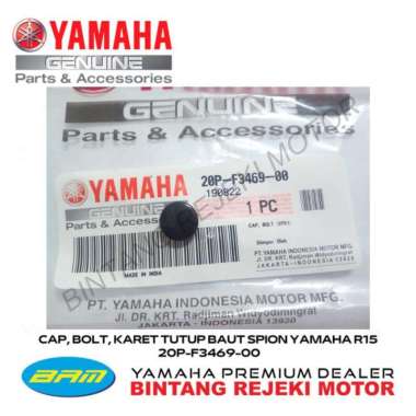 CAP, BOLT, KARET TUTUP BAUT SPION YAMAHA R15 20P-F3469-00