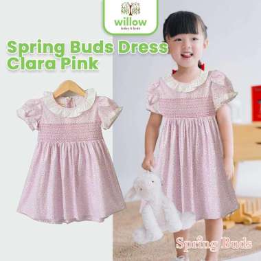 Dress Anak - Spring Buds Dress Clara Pink uk. L
