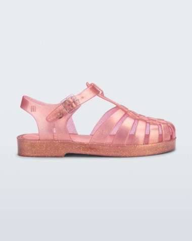Mini Melissa SS25 Possession Shiny Inf Pearly Pink Sandal Anak Perempuan (33521BF1510) 34
