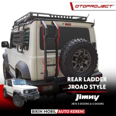 Otoproject Rear Ladder Jimny Jb74 Jroad Style Tangga Belakang Jimny Jb74