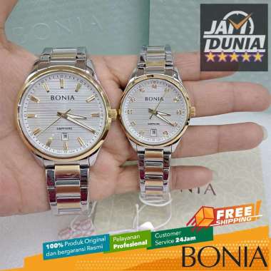 JAM COUPLE ORIGINAL BONIA BNB10858-1112 DAN BONIA BNB10858-2112 JAM BONIA ORIGINAL COUPLE JAM TANGAN