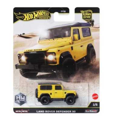 Hotwheels Hot Wheels Premium Off Road Land Rover 90 Kuning