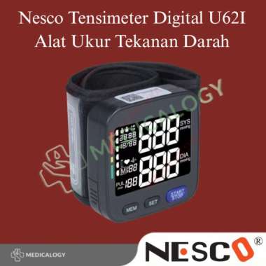 Tensi Meter Digital Nesco U62I, Monitor Tekanan Darah Lengan Atas dengan Konektivitas Bluetooth