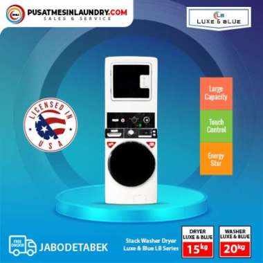 Stack Washer 20 Kg - Dryer 15 Kg Luxe & Blue LB Series