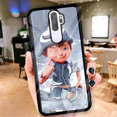 Custom Case Casing Glosy Tempered Glass Cover Belakang Skin Hp Samsung M31, J2 Prime, A02 Samsung J2