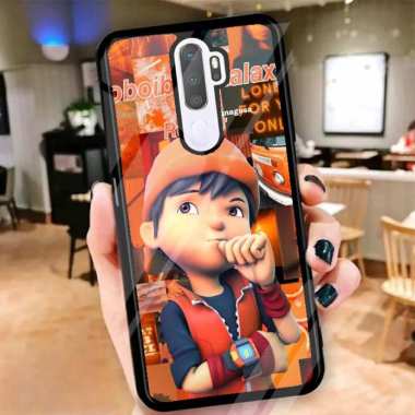 Custom Case Casing Glosy Tempered Glass Cover Belakang Skin Hp Samsung M31, J2 Prime, A02 Samsung J2